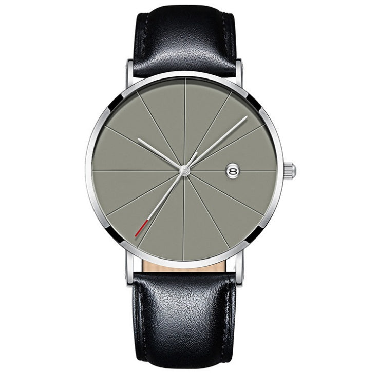 Simple calendar watch male