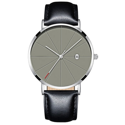 Simple calendar watch male