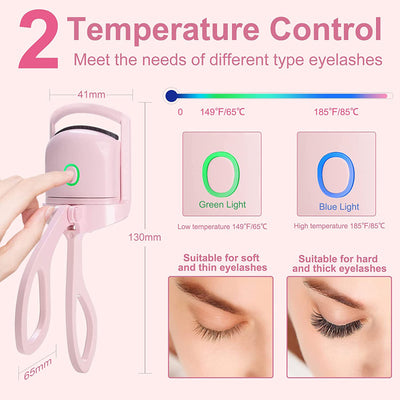 Eyelash Curler Portable Electric Heated