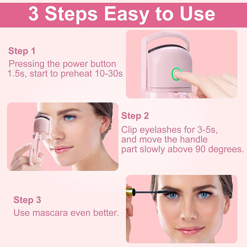 Eyelash Curler Portable Electric Heated