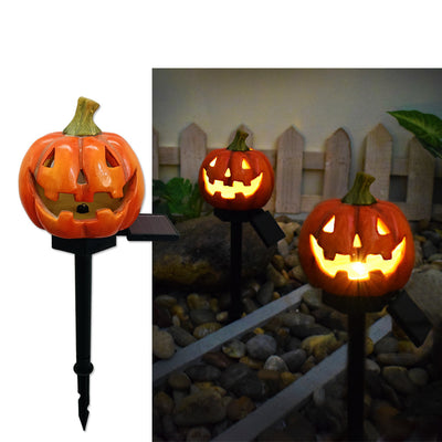 Solar Outdoor Courtyard Halloween Pumpkin Lamp