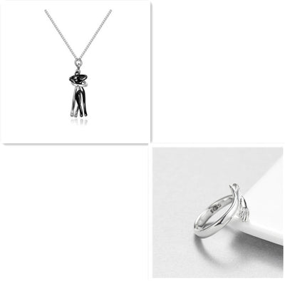 Love Hug Necklace Unisex Men Women Couple