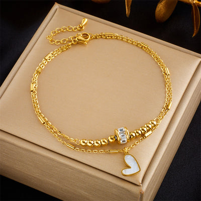 Fashion Jewelry Boho Classic Love Heart Ankle Chain