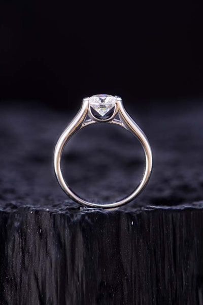 1.5 Carat Moissanite 925 Sterling Silver Ring