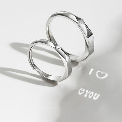 S925 Sterling Silver Rings By Light Reflect Show