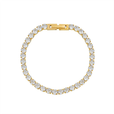 Fully-jewelled Zircon Bracelet Bling Chain Bracelet