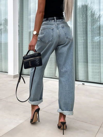 High Waist Wide Leg Jeans