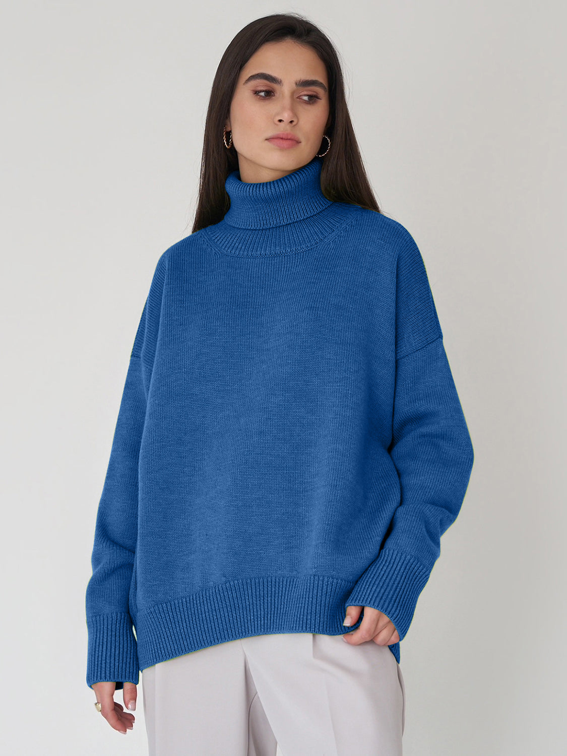 Turtleneck Long Sleeve Sweater